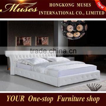 Muses new leather furniture bedroom, beds bedroom furniture, luxury furniture A029N