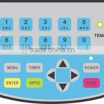 push button switch membrane switch panel / keypad