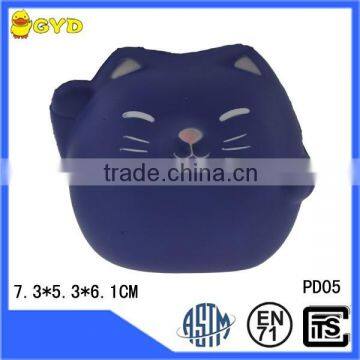 Cute PU cartoon animal shape fortune cat foam stress ball                        
                                                Quality Choice