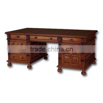 Mahogany Desk Single Full Panel 180 Indoor Furniture