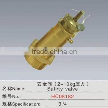 Tool head safety valve