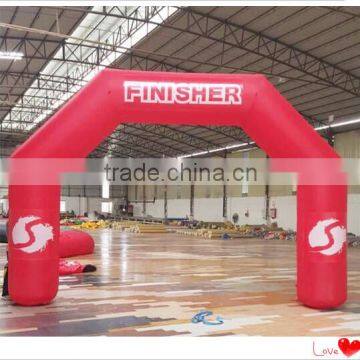 2016 China red celebration advertising inflatable arch for sale