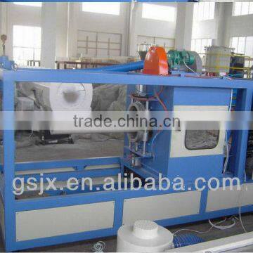 plastic pe pipe cut machine