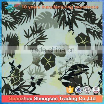 plant plain printed swimwear fabric brazil for sportswear