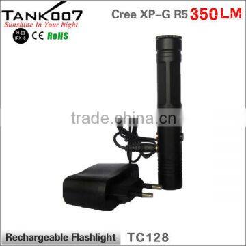 Geepas Rechargeable Led Flashlight Out Door Searching Led Torch Tank007