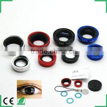 mobile phone accessories factory in china wideangle lens for samsung s4 iphone 6 macro lens