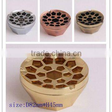 round windproof ashtray / hole ashtrays / zinc alloy ashtrays