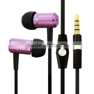 Flat cable in-ear earphone with Mic