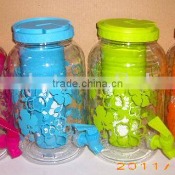 Colorful 3.5L Plastic Drink Dispenser