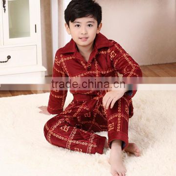 Boys 100% Cotton Flannel Pajamas With Warm Style