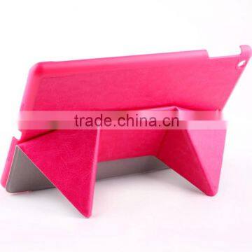 Fashional transformers design stand leather flip case for ipad air OEM accepted