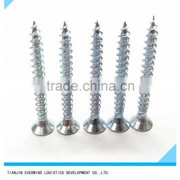 High quality All size Countersund head Pozidriv bugle head Galvanized Full thread Chipboard Screws