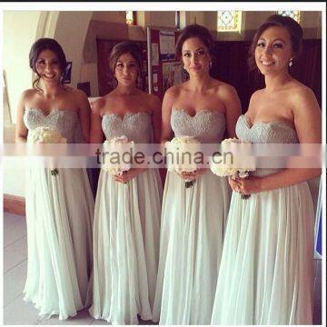 (MY2510) MARRY YOU Chiffon Sweetheart Lace Beading China Bridesmaid Dresses