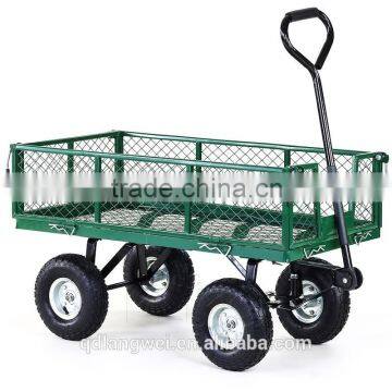 $30000 Trade Assurance Folding Steel Mesh Four-Wheeled Wagon Cart