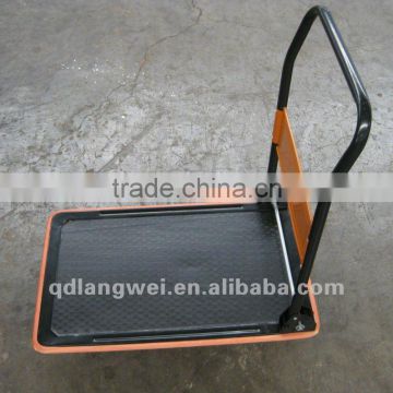 No noise folding flatform hand trolley