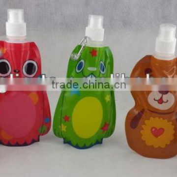 BPA foldable water bottle,Animal shape foldable bottle