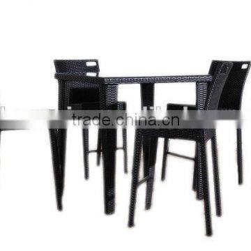 steel rattan set