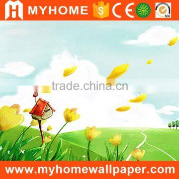 Cartoon Design Wallpaper Murals for Kids Room Decor
