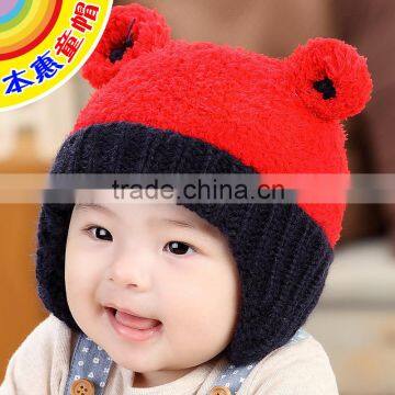 MZ3098 New winter Baby Boys Girls Toddler Crochet Cute Beanie