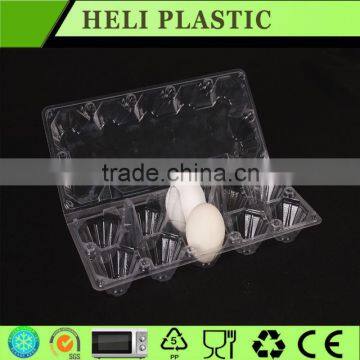 10 Packs clear transparent blister plastic PVC egg tray