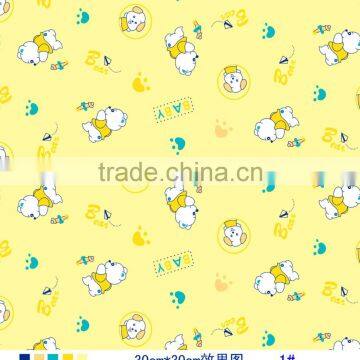 cotton flannel fabric for baby in beautifuL designs