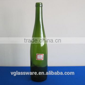 Burgundy wine bottles green glass bottle for wine