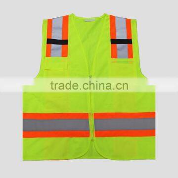 2016 Hot Selling hi Visibility EN20417 & ANSI/ISEA 107-2010 Mesh Safety Vest photo-3
