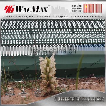 WF-AF025 WALMAX corrugated steel windbreak fence design for agriculture