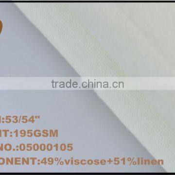 Yarn Dyed Viscose Linen Blended Weave Fabric for Garment and Home Textile photo-2