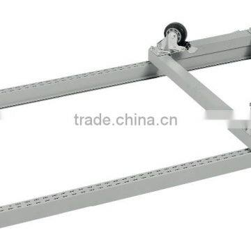 Low Price Powder Coating Finish Moving Foladable Metal Supermarket Rack photo-4