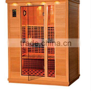 outdoor sauna with sauna heater