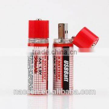 USB 1.2v AA 1450mAh NI-MH Battery Ready to Use2600mah Usb Portable Power Bank External Battery photo-2