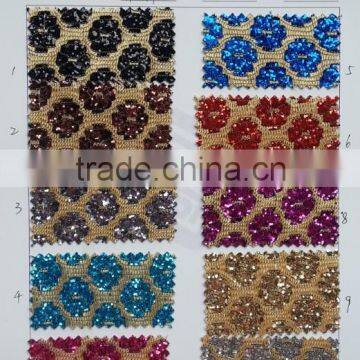 wholesale glitter fabric leather for wallpaper and shoes