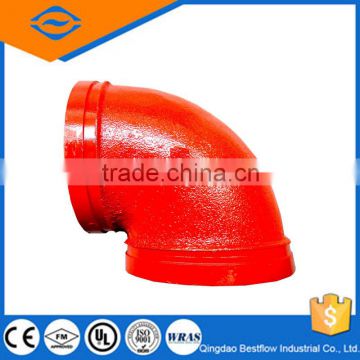 300lb ductile iron grooved elbow