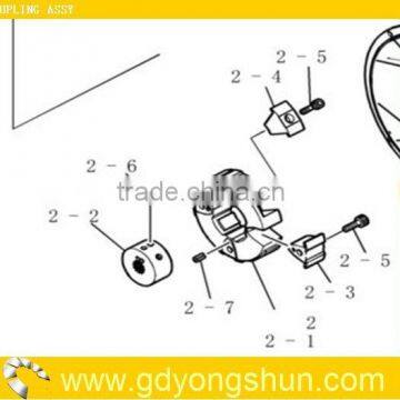 Excavator Coupling assy YN30P01028F1 for SK200-8