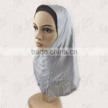 Fashionable Muslim High Quality Jersey Inner Hijab Under Scarf Cotton Soft Bonnet Ninja photo-4