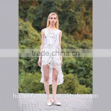 HP690008 Dongguan Humen Wholesale Sublimation Printed Maxi Dress photo-2
