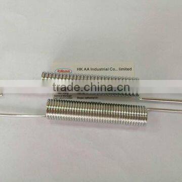 zinc plated extension spring with big hook