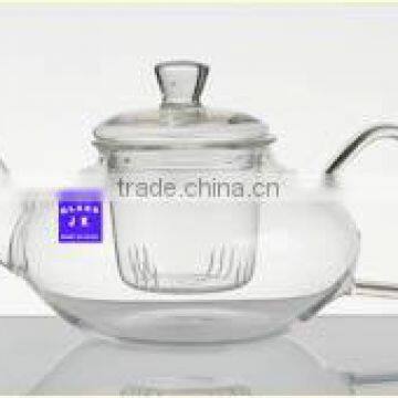 exquisite glass filtering teapot