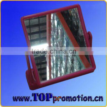 fashion square shape plastic cosmetic table mirror cheap