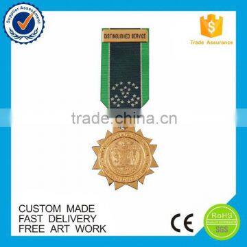 Hot design military medal custom award brass medals