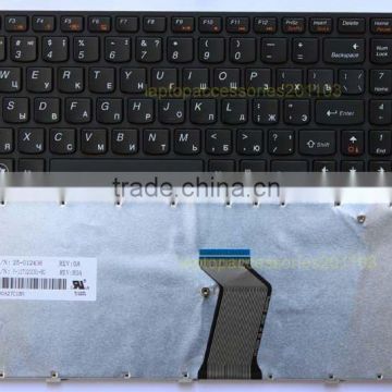 Black RU Layout Laptop Keyboard for Len G560 G565 with frame