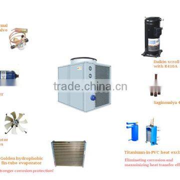 China Manufacturer Air to Water Air Source Swimming Pool Heat Pump Hot Water Heater photo-2