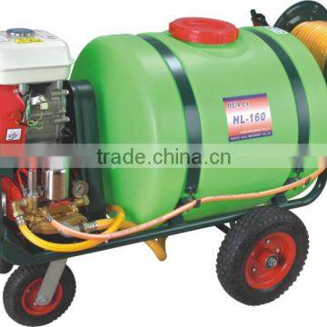 HL-160 power sprayer with gasoline engine,trolley power sprayer