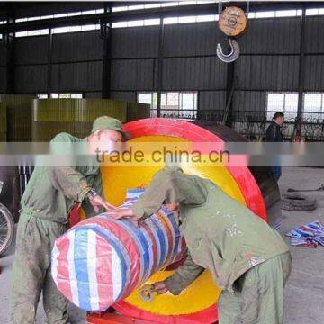 steel forged supporting roller for rotary kiln cement plant