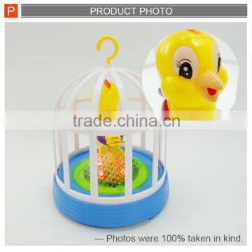 Funny Electric Voice Control Singing Bird Cage Toys for Kids photo-4