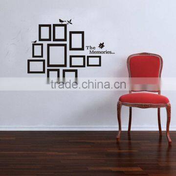 Home decor Black DIY photo word wall stickers