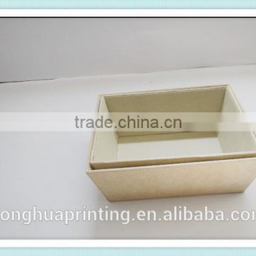 custom logo pu leather jewelry box