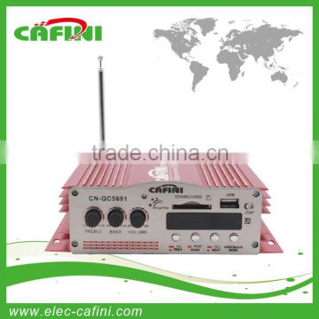 2CH Digital Car Amplifier with USB SD FM bluetooth