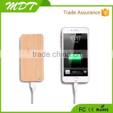 Best selling products in europe portable external 4000mah wood power bank for iPhone